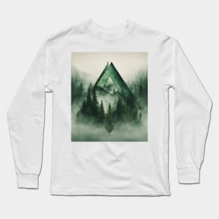 Misty Mountain Triangle Long Sleeve T-Shirt